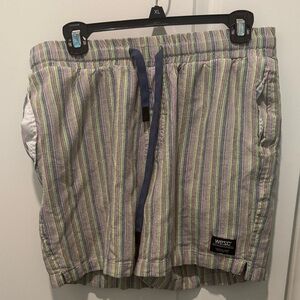 WeSC Men's Pastel Striped Board Shorts